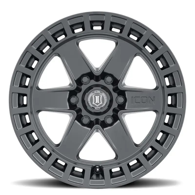 ICON Raider 17x8.5 6x135 6mm Offset 5in BS Satin Black Wheel thumbnail 2