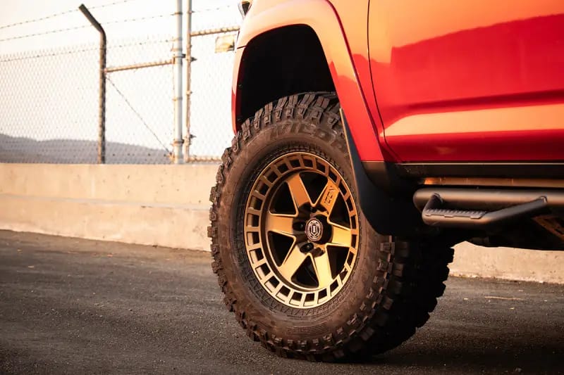 ICON Raider 17x8.5 6x5.5 0mm Offset 4.75in BS Satin Brass Wheel thumbnail 3
