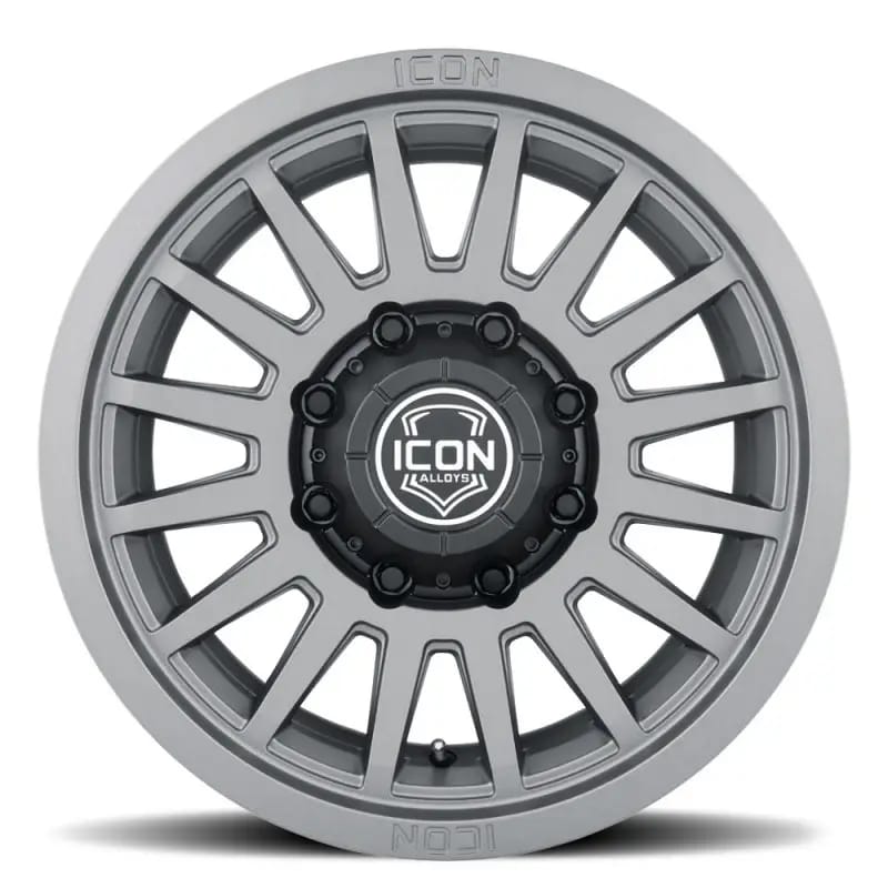 ICON Recon SLX 18x9 8x6.5 BP 12mm Offset 5.5in BS 121.4mm Hub Bore Charcoal Wheel thumbnail 2