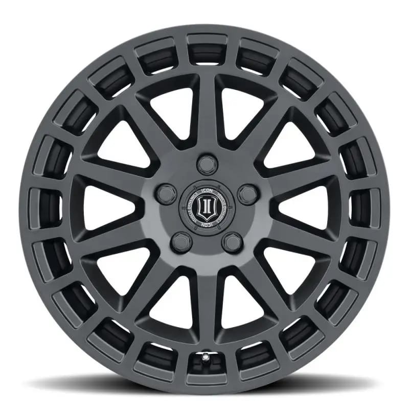 ICON Journey 17x8 5x4.5 38mm Offset 6in BS Satin Black Wheel thumbnail 2