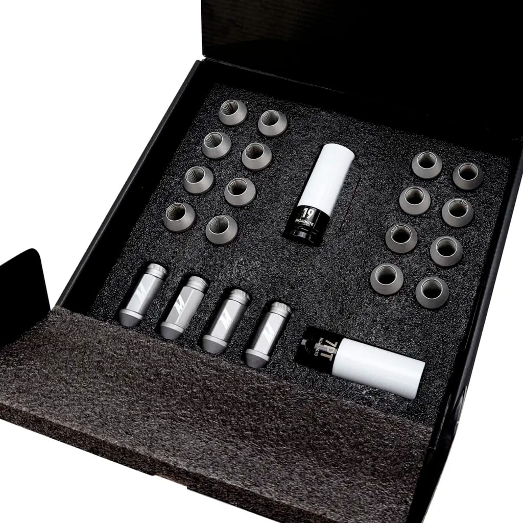Mishimoto Steel Locking Lug Nuts M14x1.5 20pc Set Black thumbnail 7
