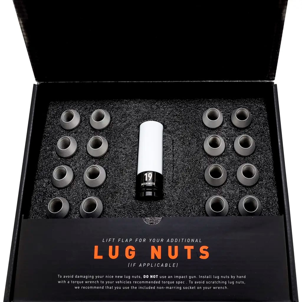 Mishimoto Steel Locking Lug Nuts M14x1.5 20pc Set Silver thumbnail 4