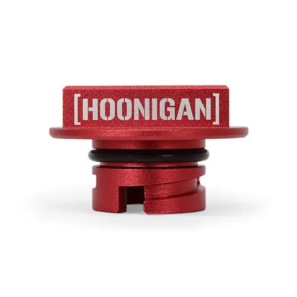 Mishimoto 2015+ Ford Mustang EcoBoost/2013+ Ford Focus ST Hoonigan Oil Filler Cap - Red thumbnail 6