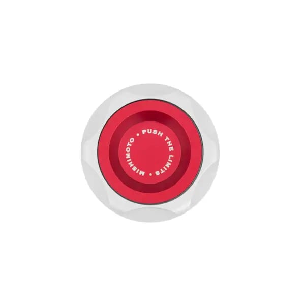 Mishimoto Mitsubishi Oil Filler Cap - Red thumbnail 5
