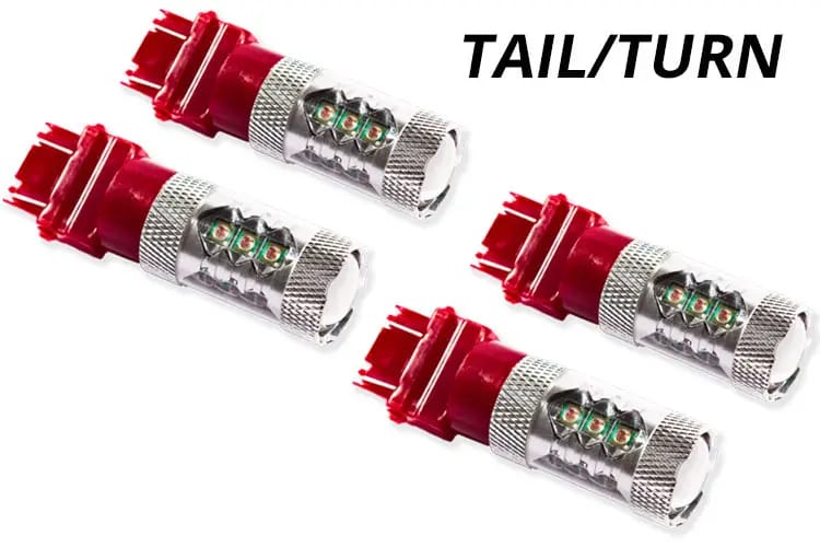 Diode Dynamics 07-13 GMC Sierra 1500 Rear Turn/Tail Light LED 3157 Bulb HP48 LED - Red Set of 4 thumbnail 4