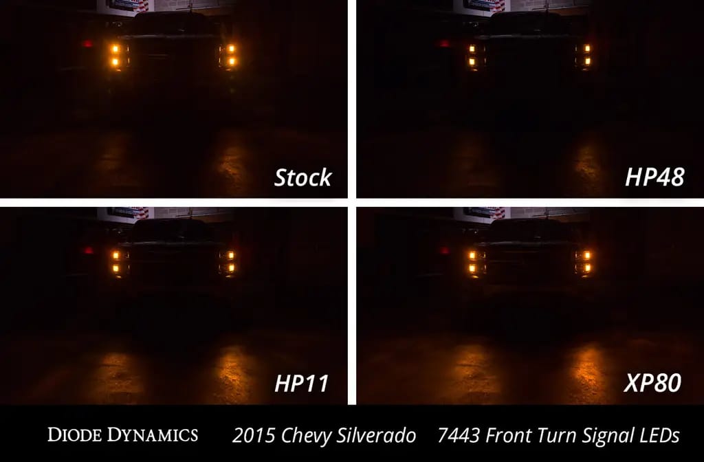 Diode Dynamics 7443 LED Bulb HP48 LED - Amber Set of 4 thumbnail 5