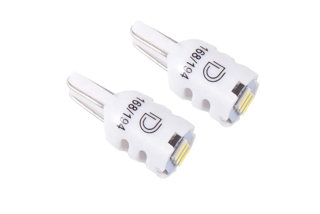 Diode Dynamics 194 LED Bulb HP3 LED Pure - White Short (Pair)