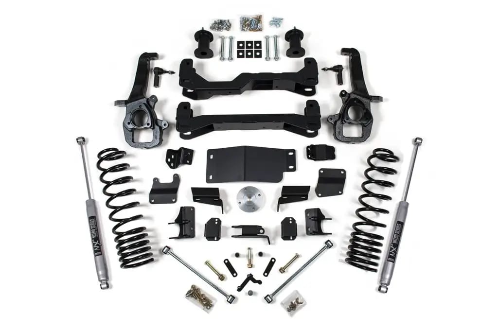 4 Inch Lift Kit | Ram 1500 (2019-2024) 4WD | NX2 Nitro Series | Large Bore Knuckles | BDS Suspension
