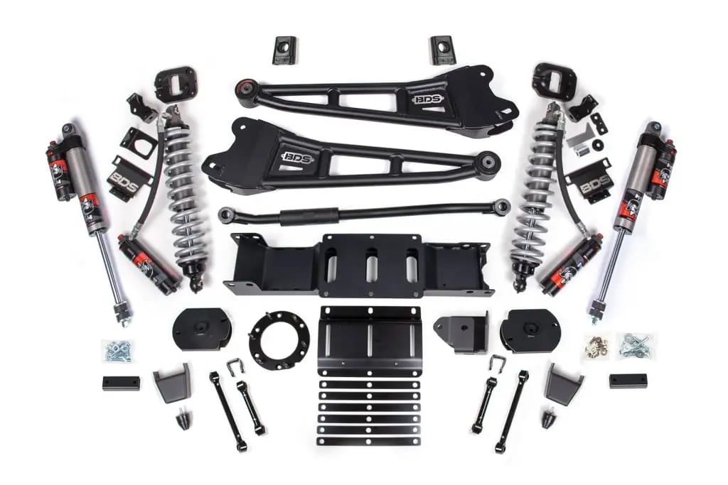 3 Inch Lift Kit w/ Radius Arm | FOX 2.5 Coil-Over Conversion Performance Elite | Ram 2500 (2019-2024) 4WD Diesel | FOX 2.0 Hydro Bump Stop | BDS Suspension
