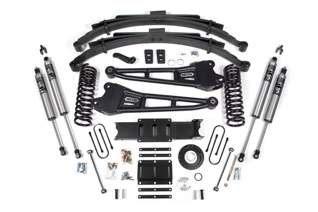 6 Inch Lift Kit w/ Radius Arms | Ram 3500 4WD Diesel (2013-2018) | 4.5 Inch Leaf Springs | 8-Bolt | FOX 2.5 Performance Series HTO | BDS Suspension thumbnail 2