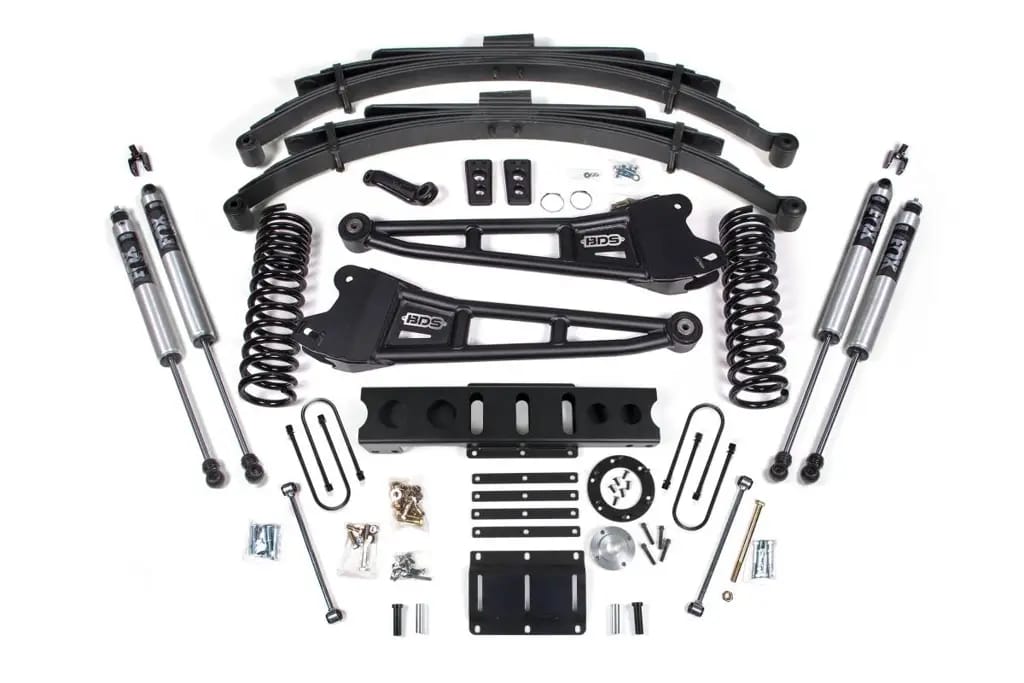 6 Inch Lift Kit w/ Radius Arms | Ram 3500 4WD Diesel (2013-2018) | 4.5 Inch Leaf Springs | 6-Bolt | FOX 2.0 Performance Series | BDS Suspension thumbnail 2