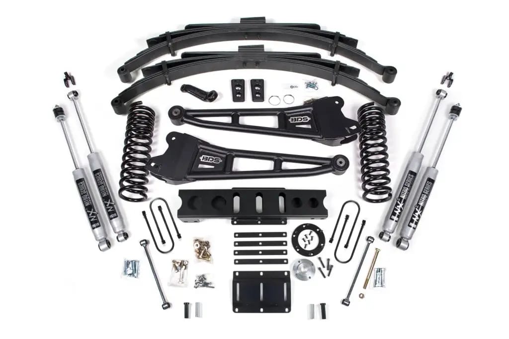 6 Inch Lift Kit w/ Radius Arms | Ram 3500 4WD Diesel (2013-2018) | 4.5 Inch Leaf Springs | 6-Bolt | NX2 Nitro Series | BDS Suspension thumbnail 2