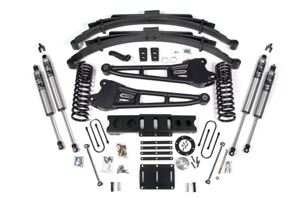 6 Inch Lift Kit w/ Radius Arms | Ram 3500 4WD Diesel (2013-2018) | 4.5 Inch Leaf Springs | 6-Bolt | FOX 2.5 Performance Series HTO | BDS Suspension thumbnail 2