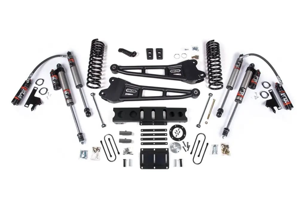 6 Inch Lift Kit w/ Radius Arms | Ram 3500 4WD Diesel (2013-2018) | 4 Inch Block | 6-Bolt | FOX 2.5 Performance Elite | BDS Suspension thumbnail 2