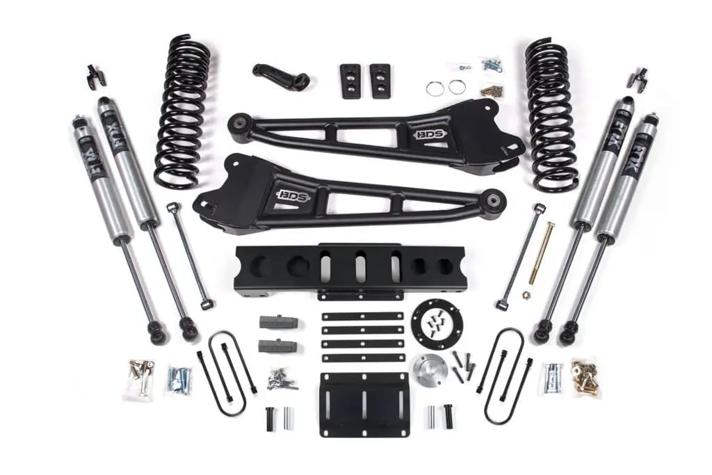 6 Inch Lift Kit w/ Radius Arms | Ram 3500 4WD Diesel (2013-2018) | 4 Inch Block | 6-Bolt | FOX 2.0 Performance Series | BDS Suspension thumbnail 2
