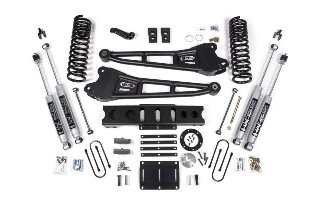 6 Inch Lift Kit w/ Radius Arms | Ram 3500 4WD Diesel (2013-2018) | 4 Inch Block | 6-Bolt | NX2 Nitro Series | BDS Suspension thumbnail 2