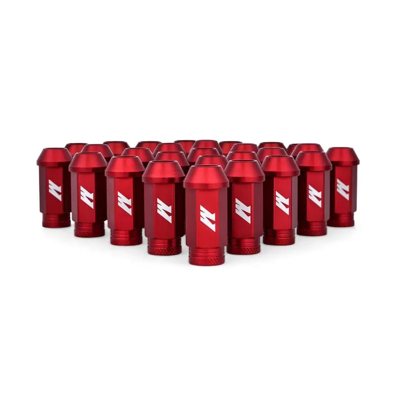 Mishimoto Aluminum Locking Lug Nuts M12x1.5 27pc Set Red thumbnail 5