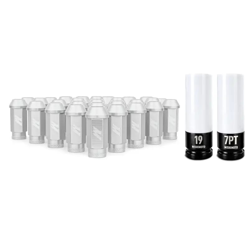 Mishimoto Aluminum Locking Lug Nuts M12x1.5 27pc Set Silver thumbnail 3