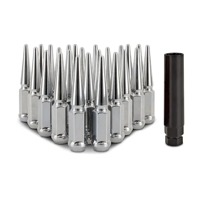 Mishimoto Mishimoto Steel Spiked Lug Nuts M14 x 1.5 24pc Set Chrome thumbnail 3