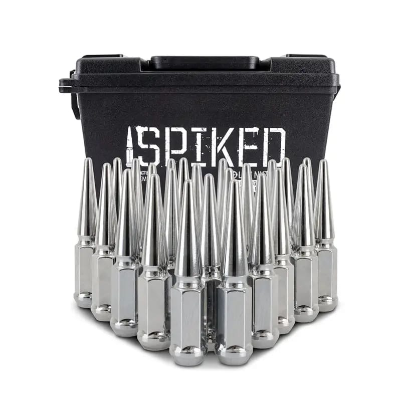 Mishimoto Mishimoto Steel Spiked Lug Nuts M14 x 1.5 24pc Set Chrome thumbnail 9