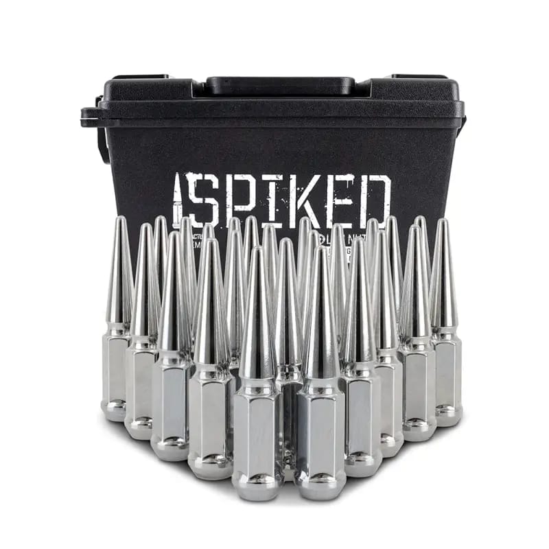 Mishimoto Mishimoto Steel Spiked Lug Nuts M14 x 1.5 24pc Set Chrome thumbnail 12