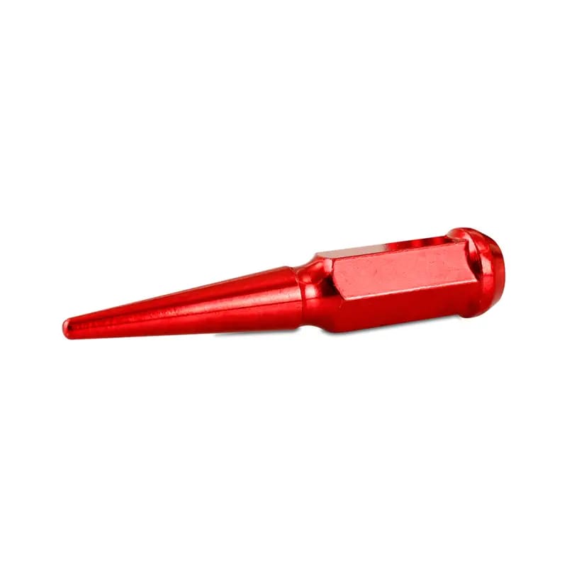 Mishimoto Mishimoto Steel Spiked Lug Nuts M14 x 1.5 24pc Set Red thumbnail 10