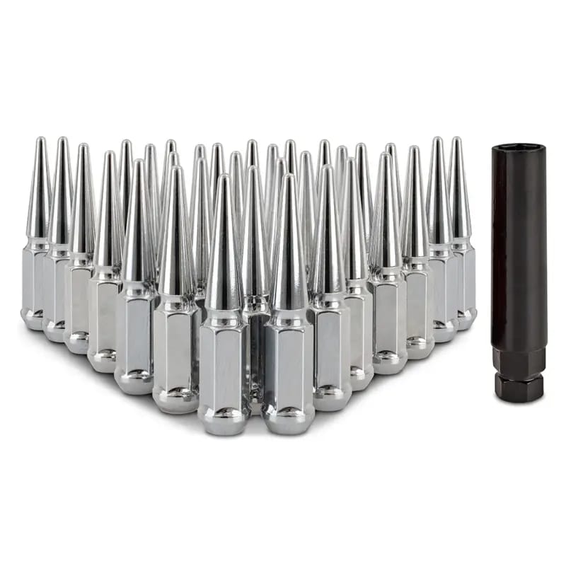 Mishimoto Mishimoto Steel Spiked Lug Nuts M14 x 1.5 32pc Set Chrome thumbnail 3