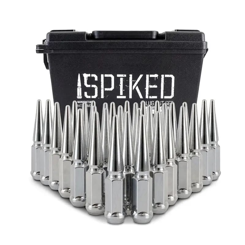 Mishimoto Mishimoto Steel Spiked Lug Nuts M14 x 1.5 32pc Set Chrome thumbnail 9