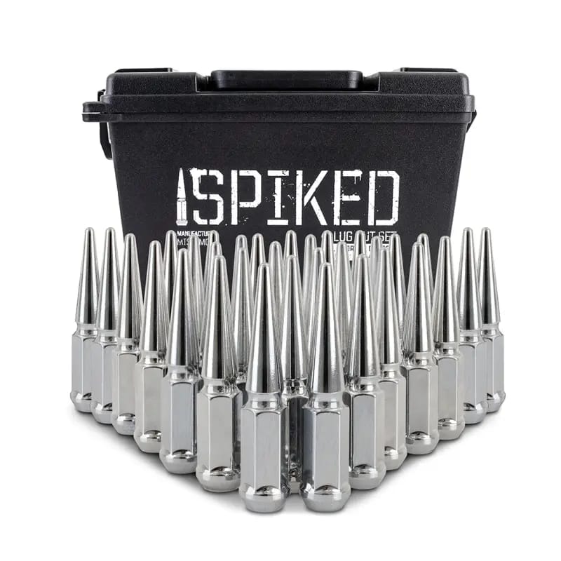 Mishimoto Mishimoto Steel Spiked Lug Nuts M14 x 1.5 32pc Set Chrome thumbnail 12