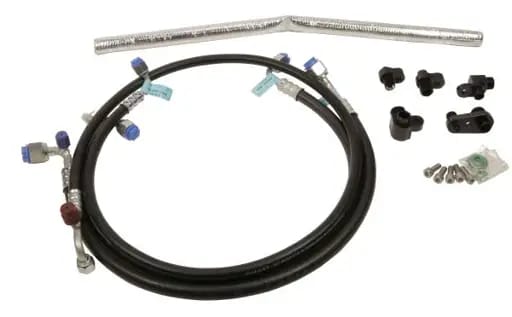 Fleece Performance 13-16 Dodge 6.7L Cummins 2nd Gen Swap Kit A/C Line Reroute Kit