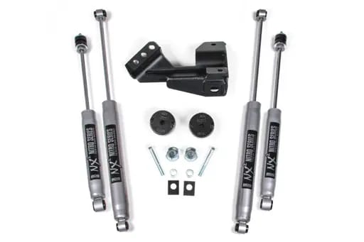 2 Inch Leveling Kit | Coil Spacer | Ford F250/F350 Super Duty (2017-2019) 4WD | w/ FOX 2.0 Performance Series Shocks | BDS Suspension