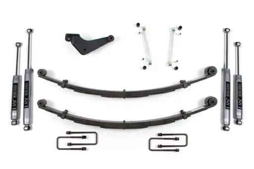 2 Inch Leveling Kit | Ford F250/F350 Super Duty (1999-2004) 4WD | Radius U-Bolts | NX2 Nitro Series | BDS Suspension