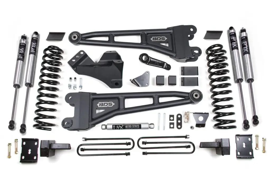 6 Inch Lift Kit w/ Radius Arm | Ford F250/F350 Super Duty (2005-2007) 4WD Diesel | 4 In Block Kit w/ Overload | FOX 2.0 Performance Series | BDS Suspension thumbnail 2