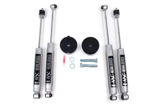 2 Inch Coil Spacer Leveling Kit | Ford F250/F350 Super Duty (2005-2016) 4WD | w/ FOX 2.0 Performance Series Shocks | BDS Suspension