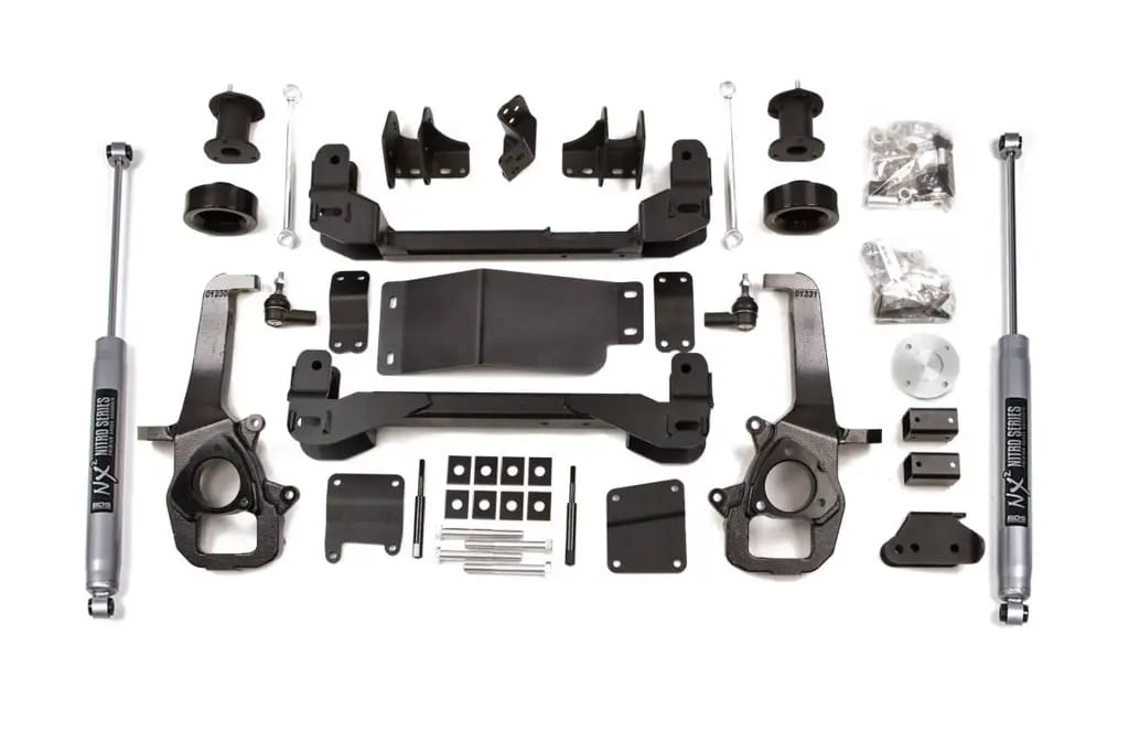 4 Inch Lift Kit | Ram 1500 (2013-2018) 4WD | 2 Inch Rear Coil Spacer | FOX 2.0 Performance Series Shocks | BDS Suspension