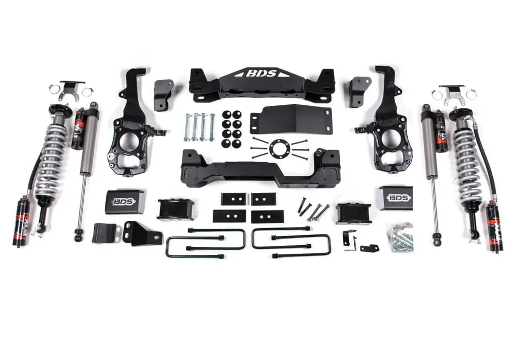 6 Inch Lift Kit | FOX 2.5 Performance Elite Coil-Over | Ford F150 (2021-2026) 4WD | 4 Inch Block Kit w/ FOX 2.5 Performance Elite Rear Shocks | BDS Suspension thumbnail 2