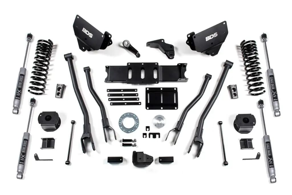 6 Inch Lift Kit w/ 4-Link | Ram 2500 w/ Rear Air Ride (2014-2018) 4WD Diesel | FOX 2.0 Performance Series | BDS Suspension