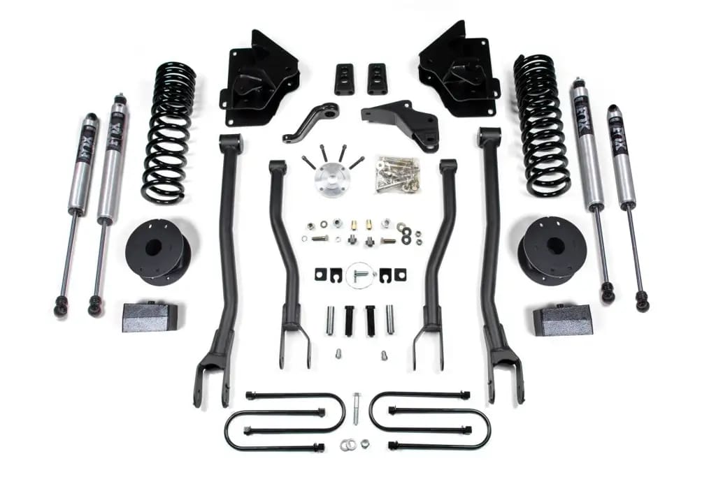 4 Inch Lift Kit w/ 4-Link Conversion | Ram 3500 Diesel w/ Rear Air Ride (2013-2018) 4WD | FOX 2.0 Performance Series | BDS Suspension thumbnail 2