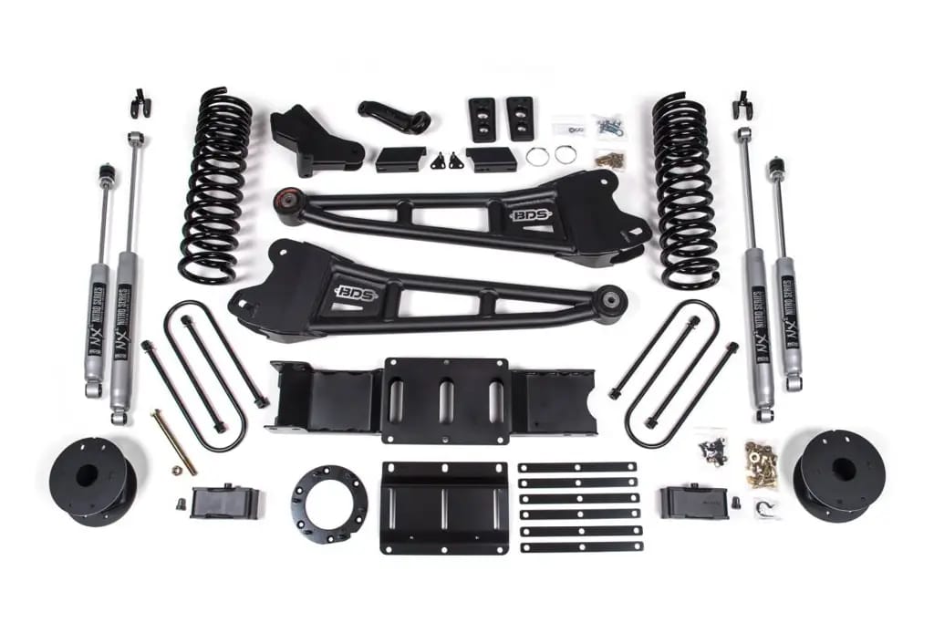 4 Inch Lift Kit w/ Radius Arm | Ram 3500 w/ Rear Air Ride (2019-2024) 4WD Gas | NX2 Nitro Series Shocks | BDS Suspension thumbnail 2