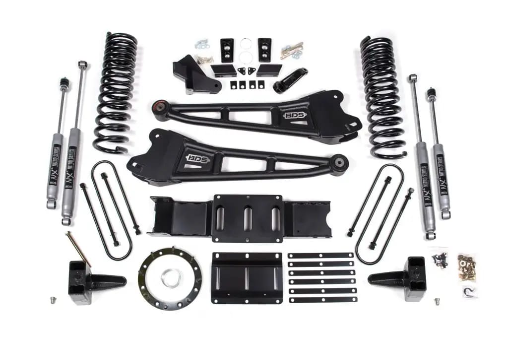 5.5 Inch Radius Arm Lift Kit | Ram 3500 4WD Gas (2019-2024) | w/ Factory Rear Overload Leaf | NX2 Nitro Series | BDS Suspension