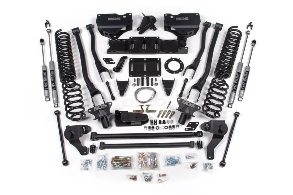 8 Inch Lift Kit w/ 4-Link | 2019-2024 Ram 2500 4WD Diesel | NX2 Nitro Series Shocks | BDS Suspension