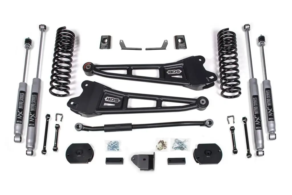 3 Inch Lift Kit | Ram 2500 Diesel w/ Rear Air Ride (2014-2018) 4WD | NX2 Nitro Series Shocks | BDS Suspension