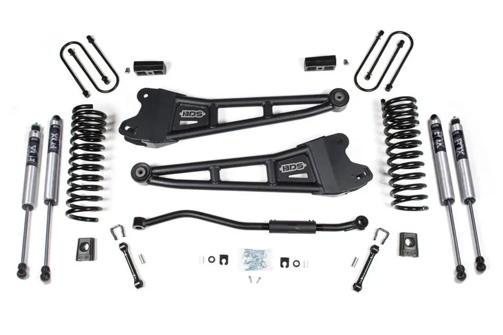 3 Inch Lift Kit w/ Radius Arms | Ram 3500 (2019-2024) 4WD Diesel | w/ Factory Rear Overload Leaf | FOX 2.0 Performance Series | BDS Suspension thumbnail 2
