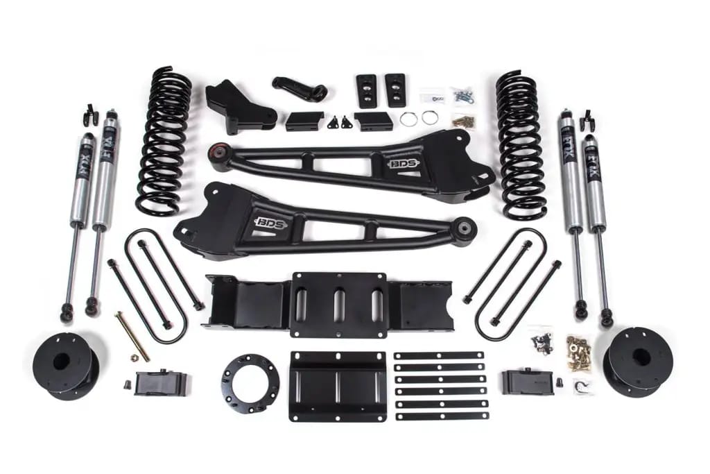 4 Inch Lift Kit w/ Radius Arms | Ram 3500 Diesel w/ Rear Air Ride (2019-2024) 4WD | 6-Bolt Indexing Ring | FOX 2.0 Performance Series | BDS Suspension thumbnail 2