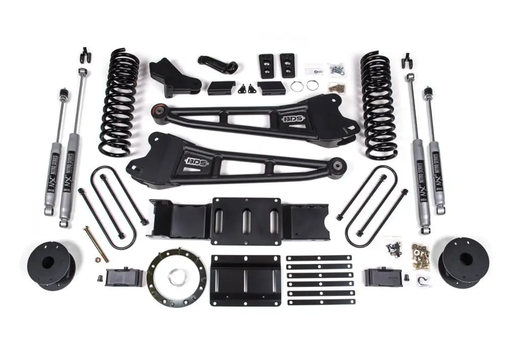 4 Inch Lift Kit w/ Radius Arms | Ram 3500 Diesel w/ Rear Air Ride (2019-2024) 4WD | 8-Bolt Indexing Ring | NX2 Nitro Series | BDS Suspension thumbnail 2