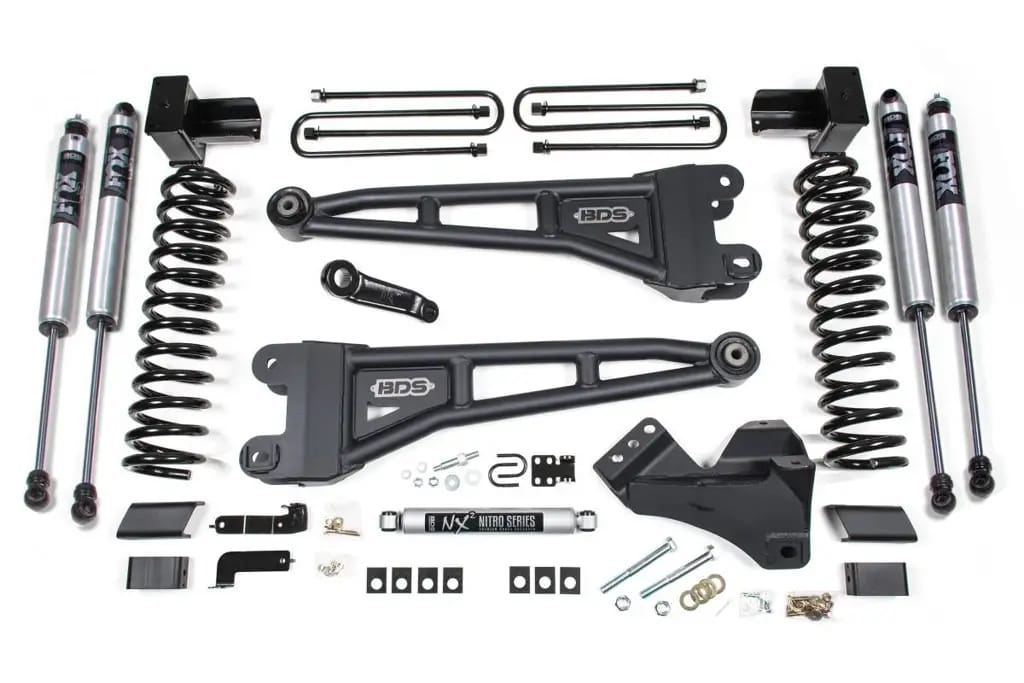 5 Inch Radius Arm Lift Kit | Ford F250/F350 Super Duty (2023-2026) 4WD Diesel | 5" Block w/ Overload | FOX 2.0 Performance Series | BDS Suspension thumbnail 2