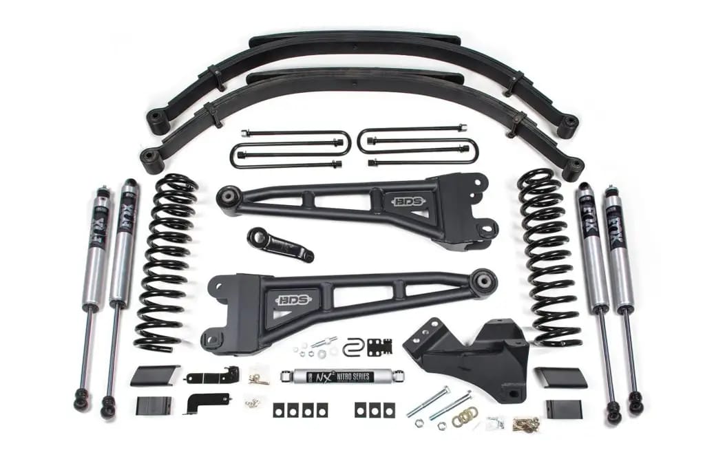5 Inch Radius Arm Lift Kit | Ford F250/F350 Super Duty (2023-2026) 4WD Diesel | Rear Leaf Springs | FOX 2.0 Performance Series | BDS Suspension thumbnail 2
