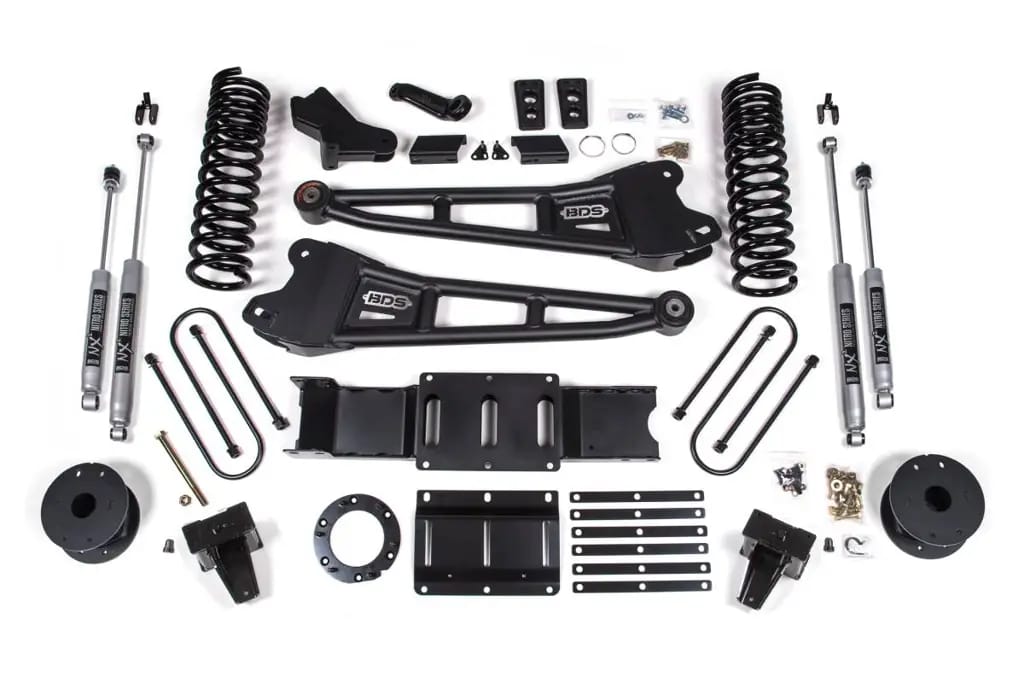 6 Inch Lift Kit w/ Radius Arm | Ram 3500 Rear Air Ride (2019-2024) 4WD Diesel | 6-Bolt | NX2 Nitro Series | BDS Suspension thumbnail 2