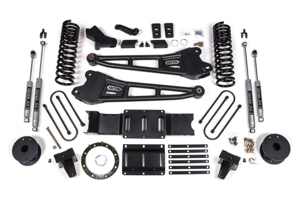 6 Inch Lift Kit w/ Radius Arm | Ram 3500 Rear Air Ride (2019-2024) 4WD Diesel | 8-Bolt | NX2 Nitro Series | BDS Suspension thumbnail 2