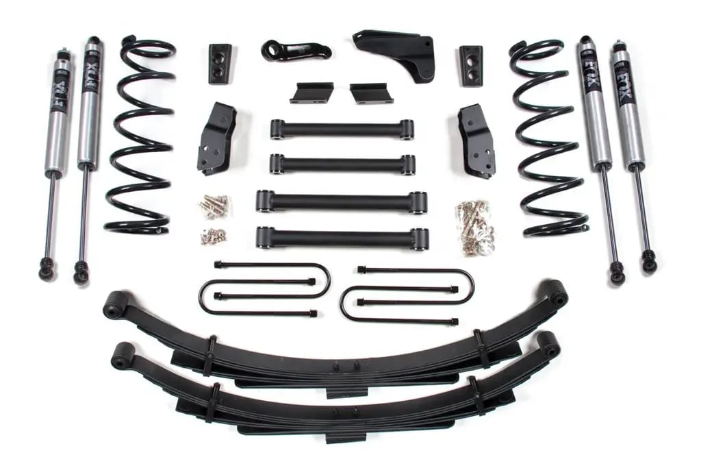6 Inch Lift Kit | 2006-2007 Dodge Ram 1500 Mega Cab 4WD | Rear Leaf Springs | 4" Axle | FOX 2.0 Performance Series | BDS Suspension thumbnail 2